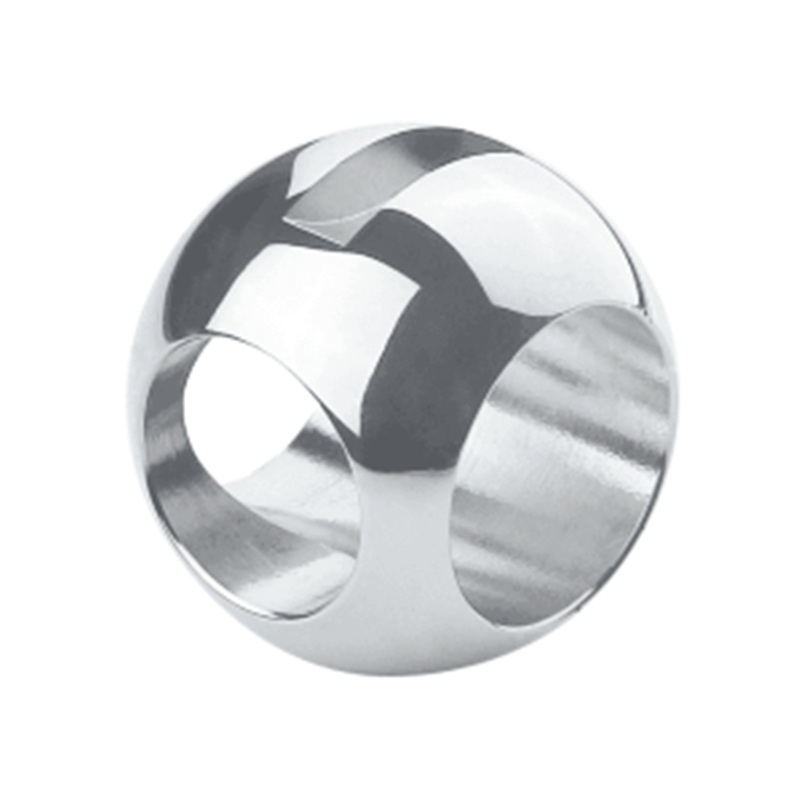 Sfera con valvola a sfera a tre vie con scanalatura ad alta precisione