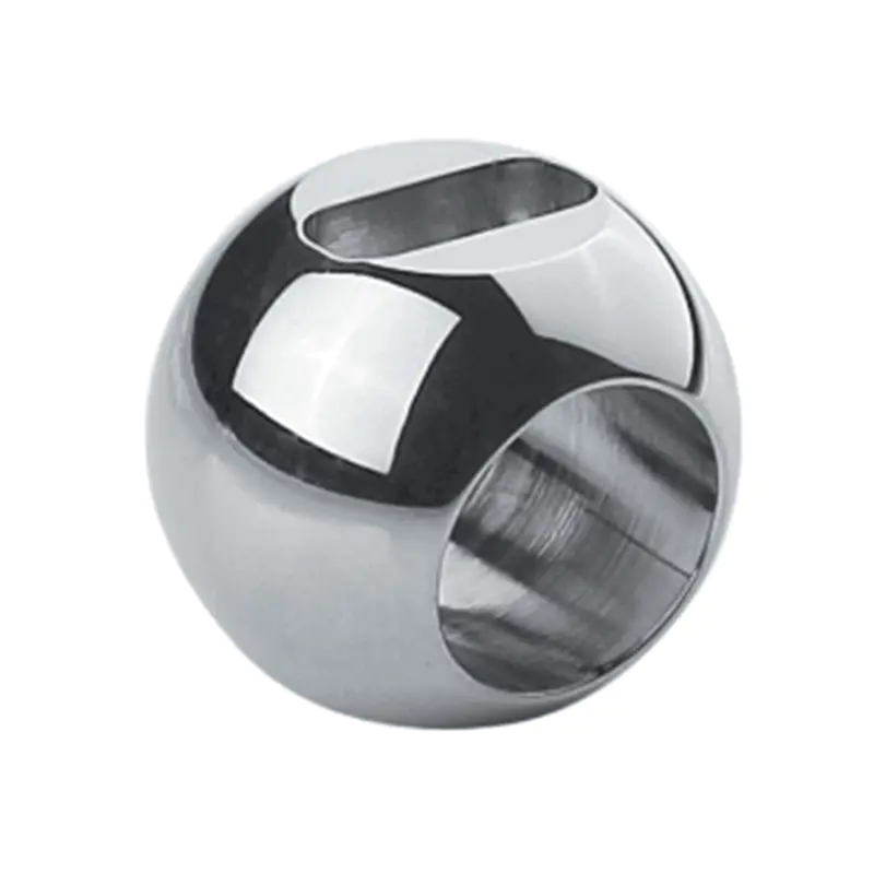 Sfera con valvola a sfera fissa a canale dritto