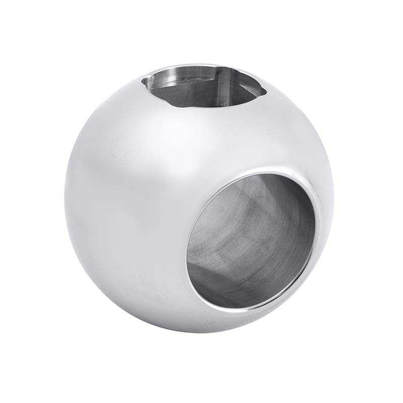 Sfera con valvola a sfera fissa con interfaccia irregolare